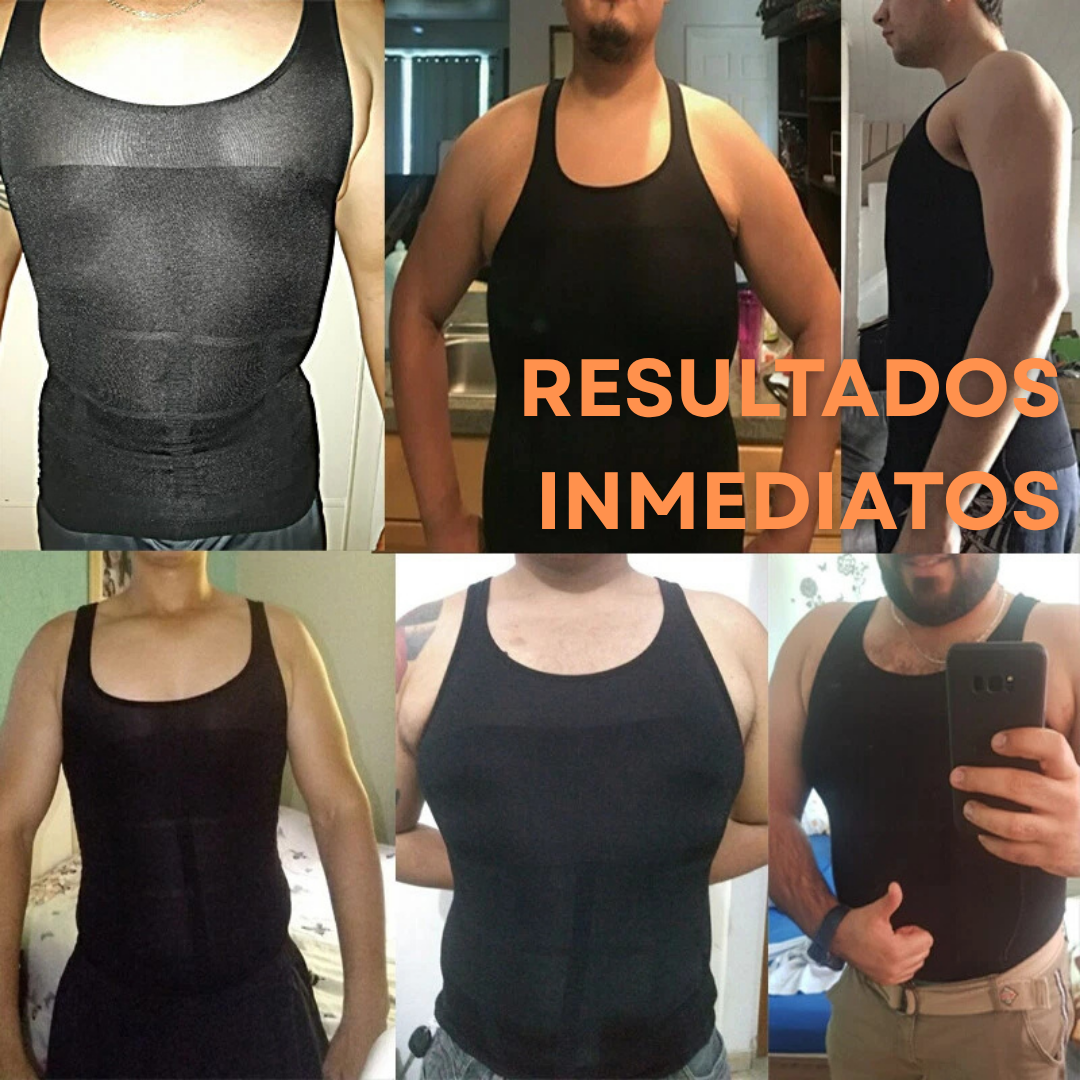 Camiseta Reductora Hombre - ¡hace lo que el gimnasio no!