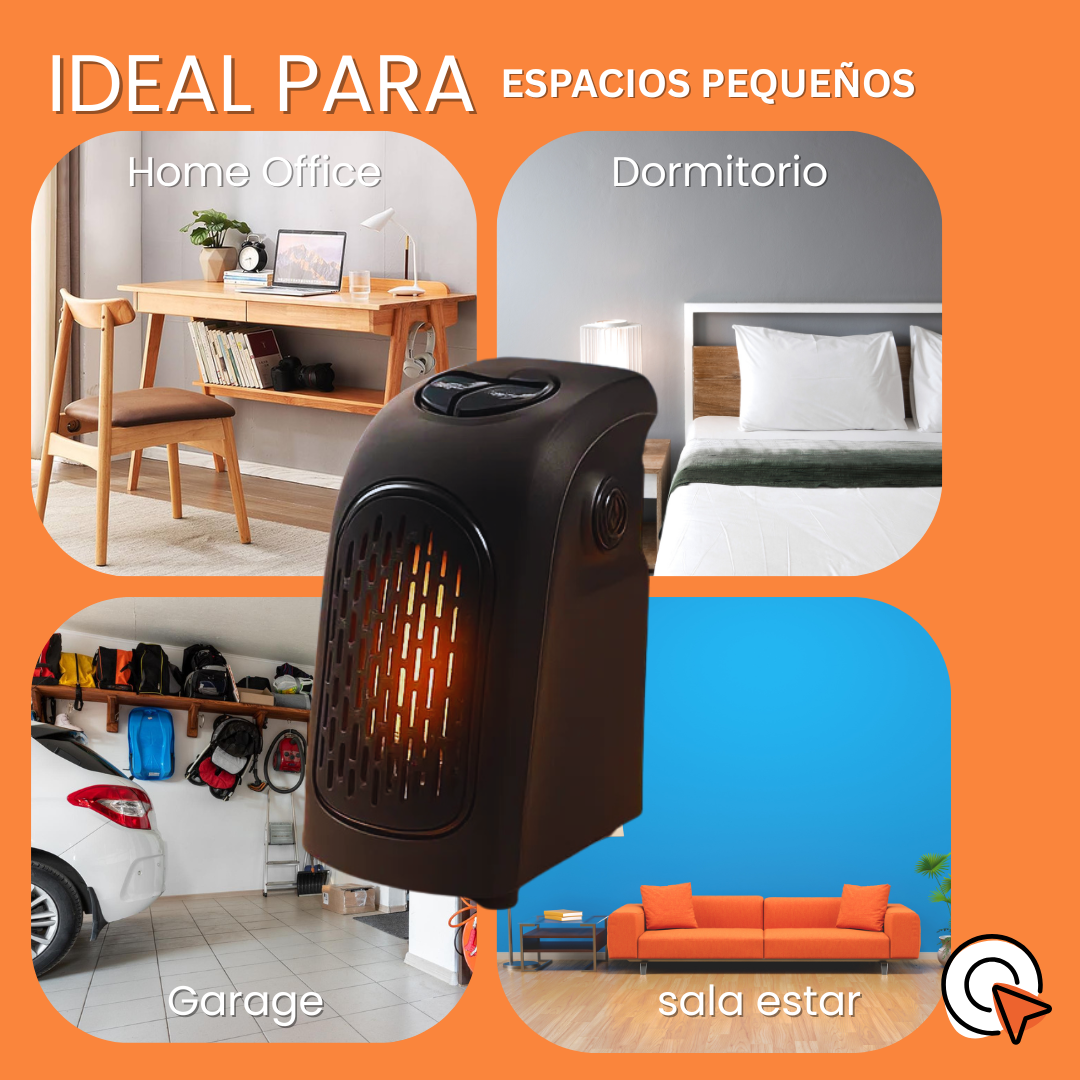 CALEFACTOR ELECTRICO PORTATIL BAJO CONSUMO